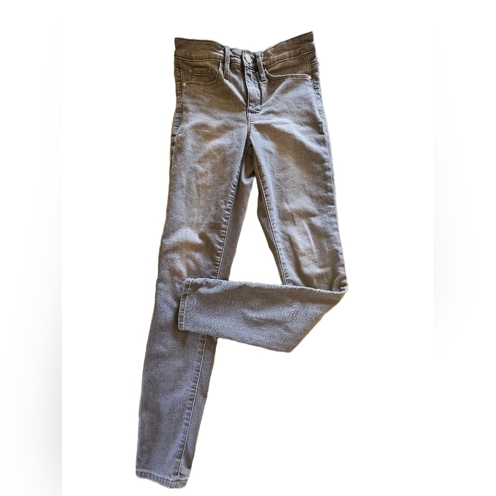 Athleta sculptek skinny grey wash jeans size 2